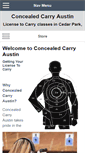 Mobile Screenshot of concealedcarryaustin.com